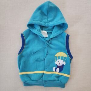 Vintage Parachute Bear Comfy Vest 18-24 months